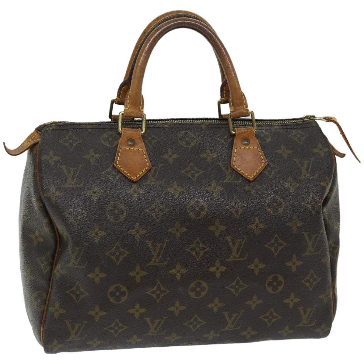 LOUIS VUITTON Monogram Speedy 30 Hand Bag M41526 LV Auth yk10776