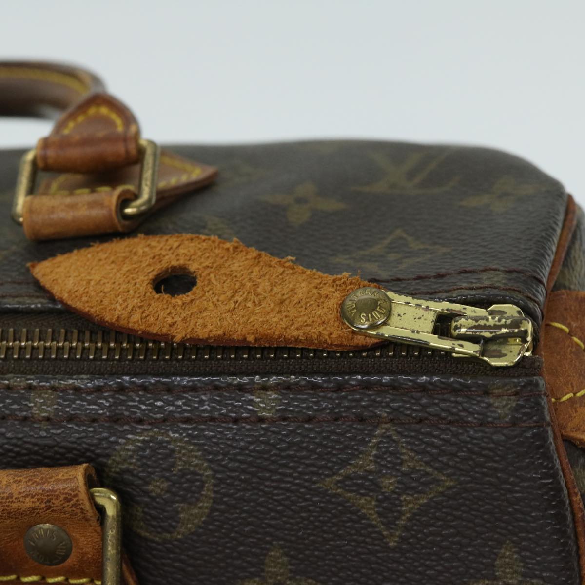 LOUIS VUITTON Monogram Speedy 30 Hand Bag M41526 LV Auth yk10776