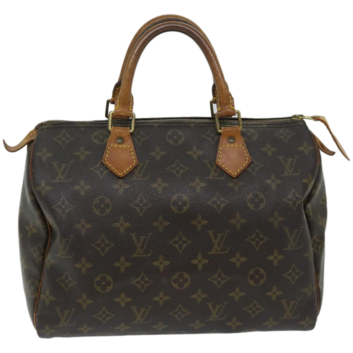 LOUIS VUITTON Monogram Speedy 30 Hand Bag M41526 LV Auth yk10776