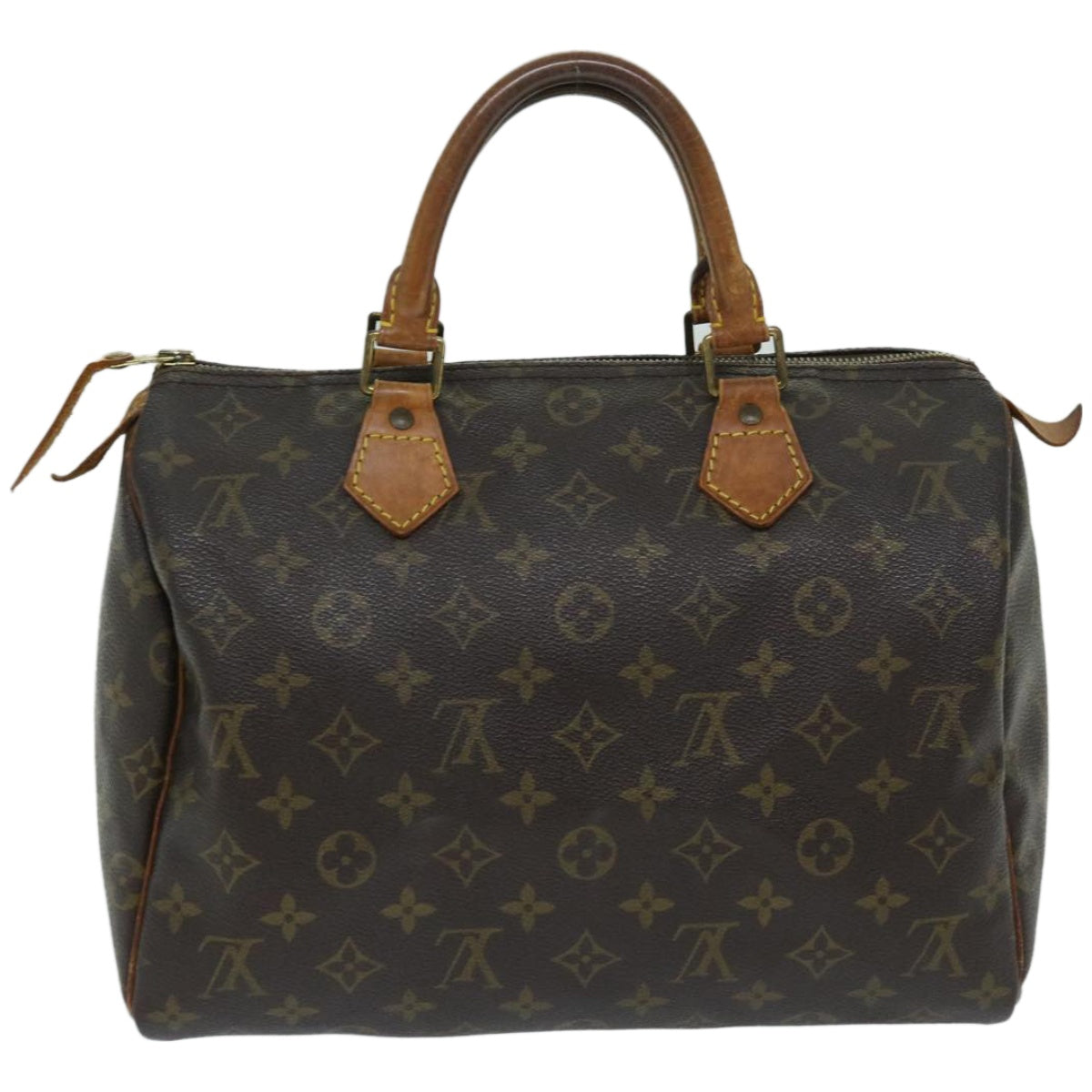 LOUIS VUITTON Monogram Speedy 30 Hand Bag M41526 LV Auth yk10776