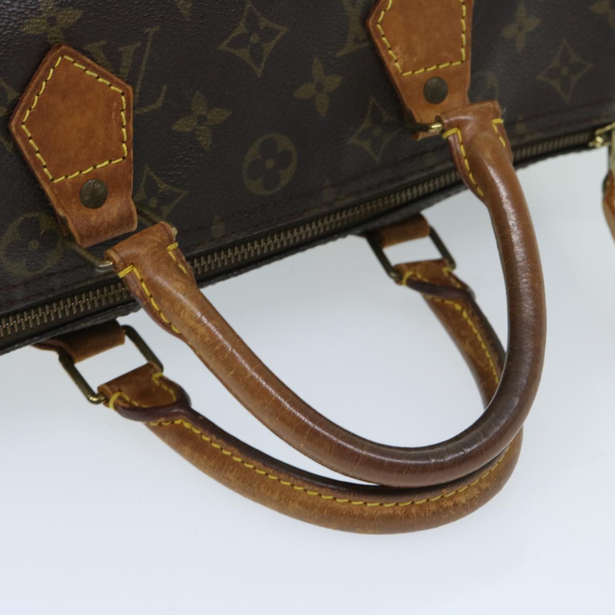 LOUIS VUITTON Monogram Speedy 30 Hand Bag M41526 LV Auth yk10776