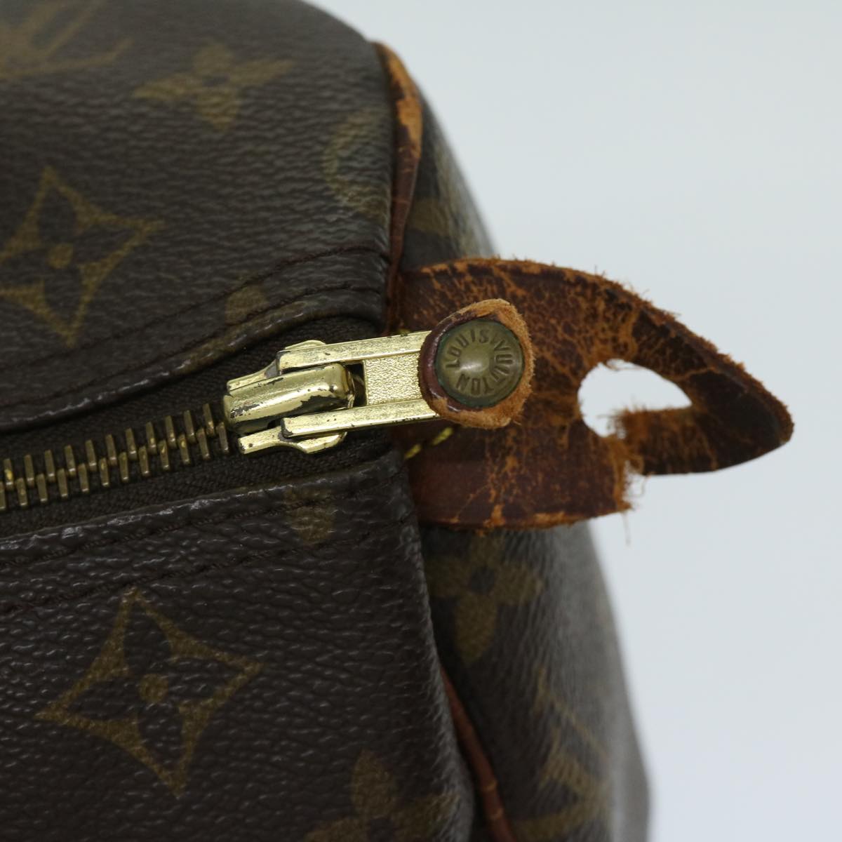 LOUIS VUITTON Monogram Speedy 30 Hand Bag M41526 LV Auth yk10777