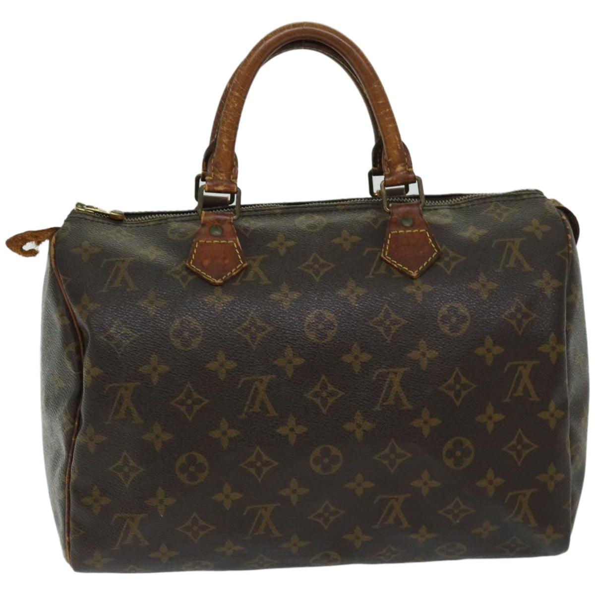 LOUIS VUITTON Monogram Speedy 30 Hand Bag M41526 LV Auth yk10777