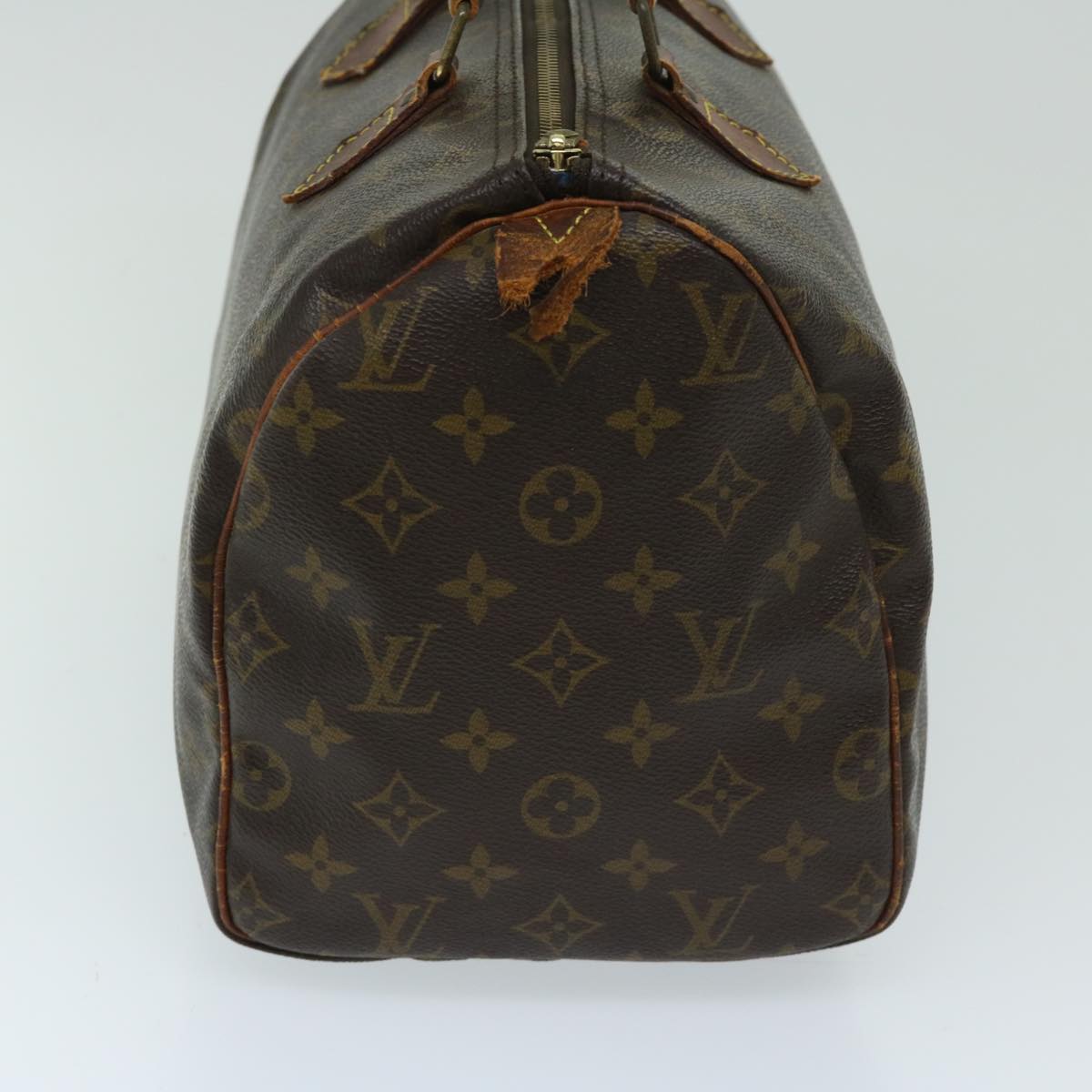 LOUIS VUITTON Monogram Speedy 30 Hand Bag M41526 LV Auth yk10777