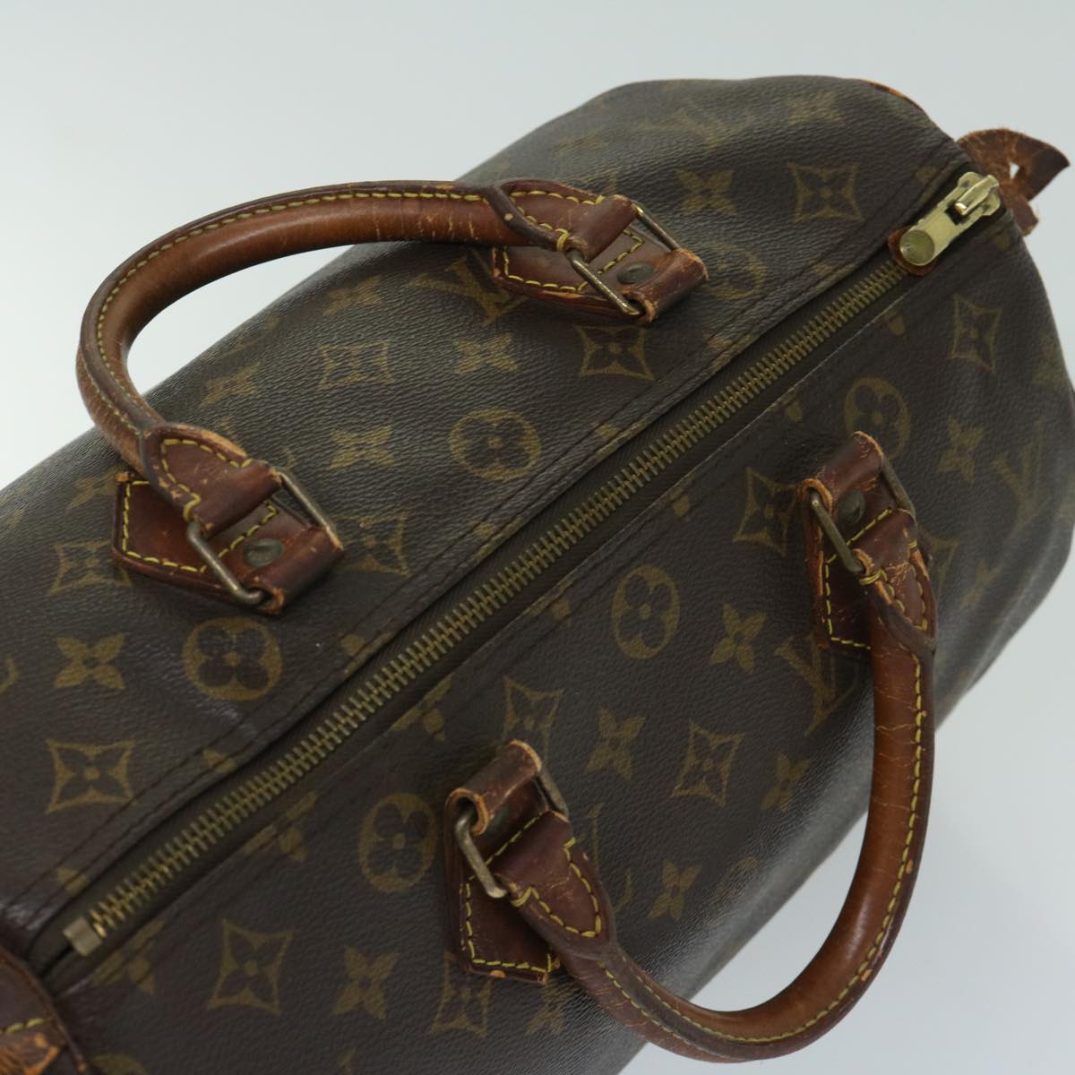 LOUIS VUITTON Monogram Speedy 30 Hand Bag M41526 LV Auth yk10777