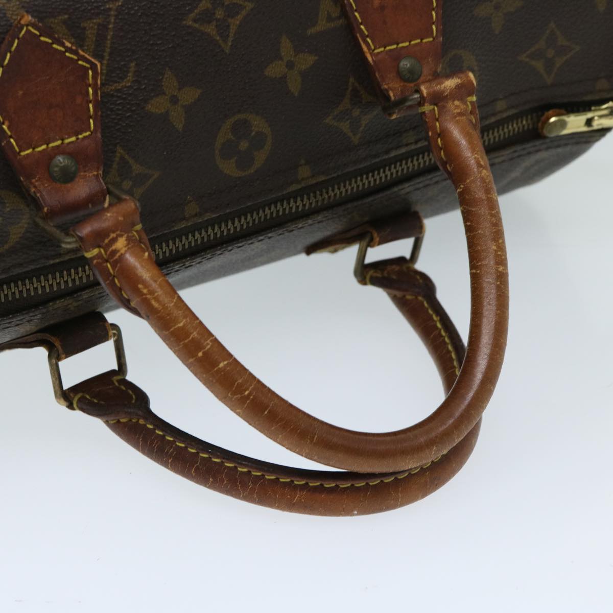 LOUIS VUITTON Monogram Speedy 30 Hand Bag M41526 LV Auth yk10777