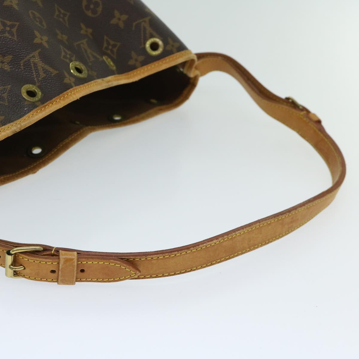 LOUIS VUITTON Monogram Petit Noe Shoulder Bag M42226 LV Auth yk10792