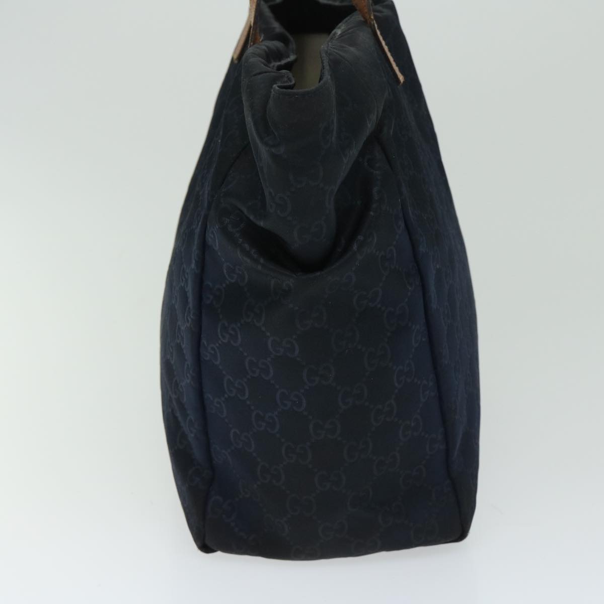 GUCCI GG Canvas Tote Bag Navy 282439 Auth yk10793