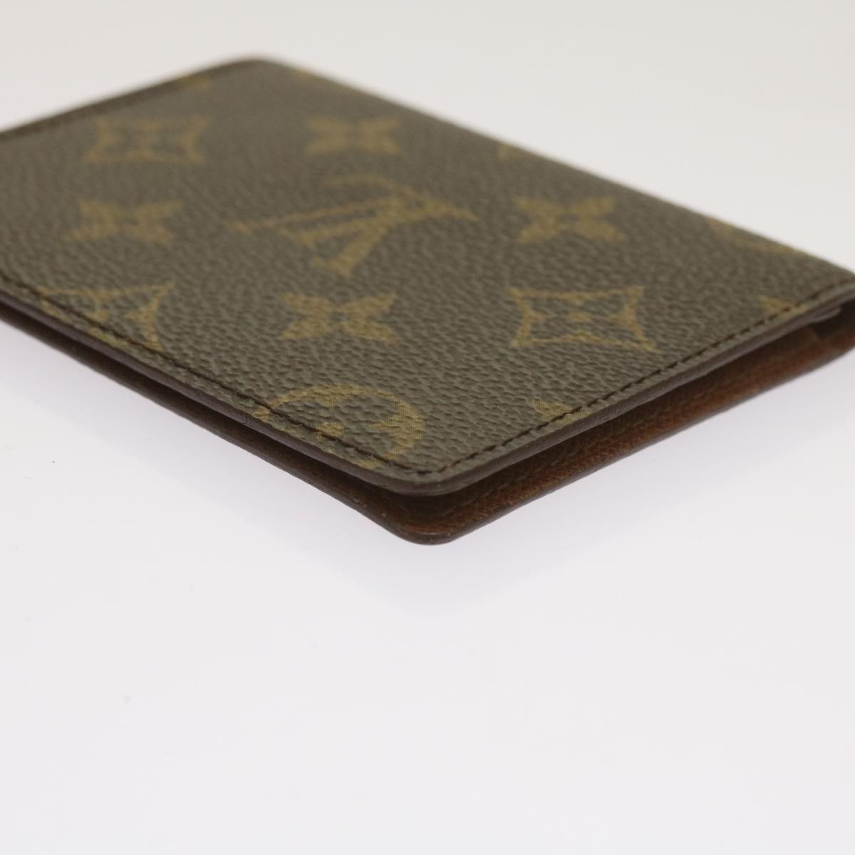 LOUIS VUITTON Monogram Porte 2 Cartes Vertical Pass Case M60533 LV Auth yk10849