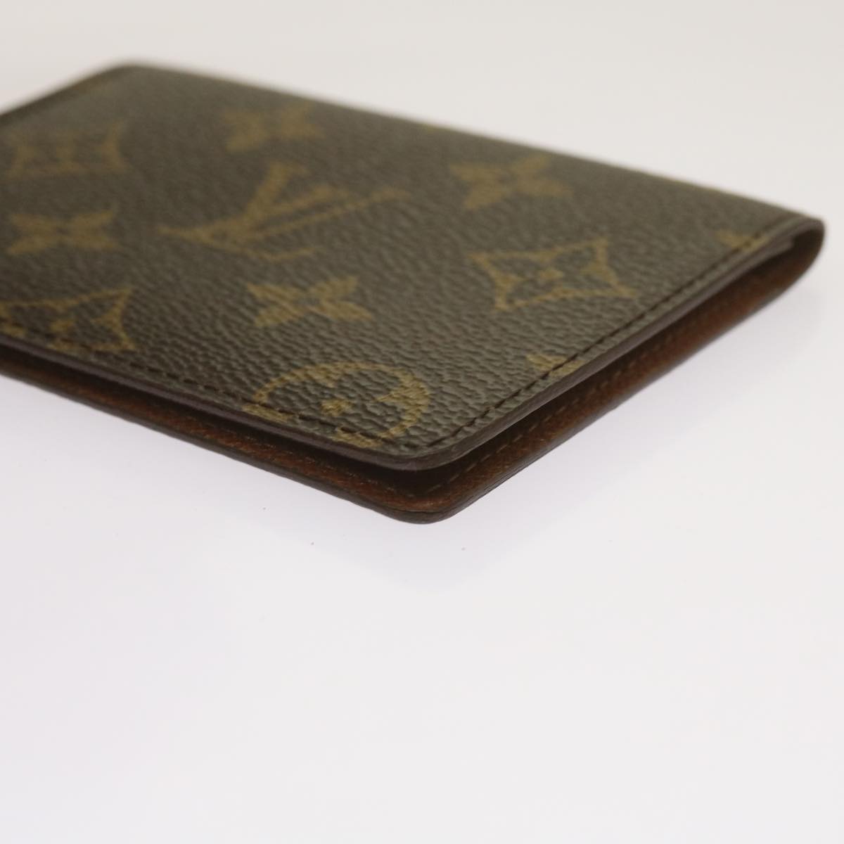 LOUIS VUITTON Monogram Porte 2 Cartes Vertical Pass Case M60533 LV Auth yk10849