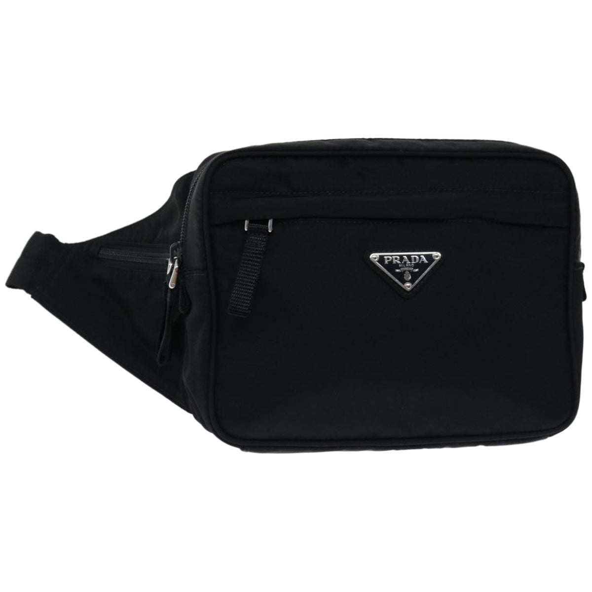 PRADA Body Bag Nylon Black Auth yk10872