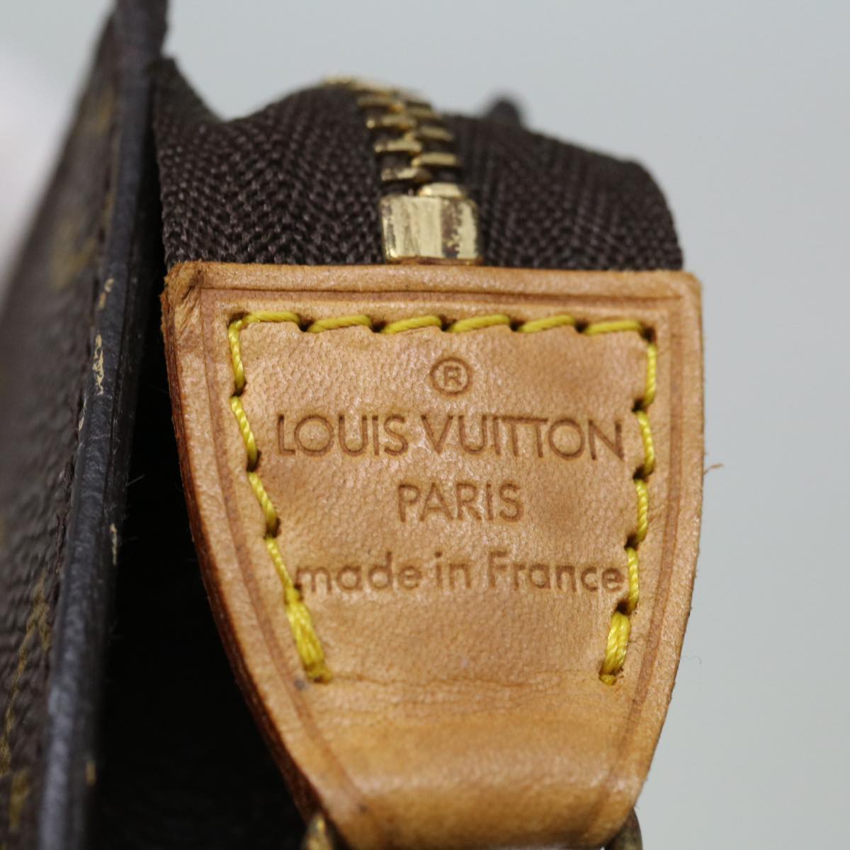 LOUIS VUITTON Monogram Bucket PM Pouch Accessory Pouch LV Auth yk10878