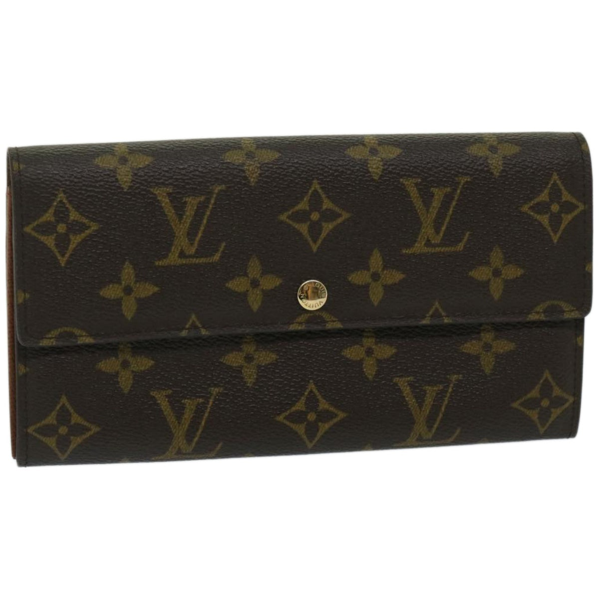 LOUIS VUITTON Monogram Pochette Porte Monnaie Credit Wallet M61725 Auth yk10884