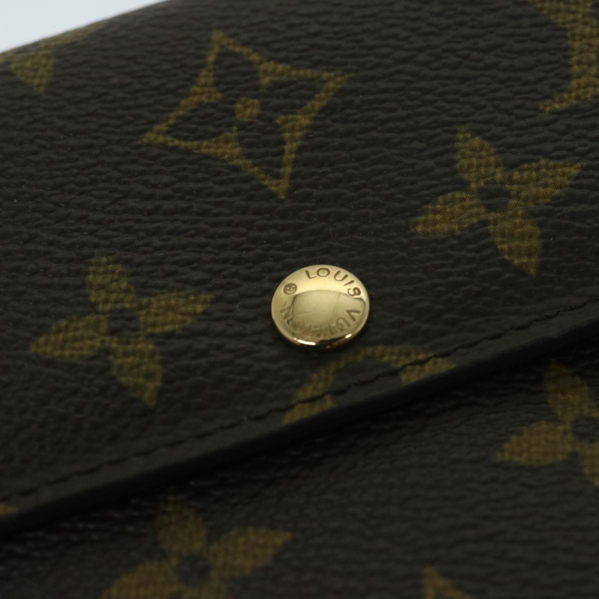 LOUIS VUITTON Monogram Pochette Porte Monnaie Credit Wallet M61725 Auth yk10884