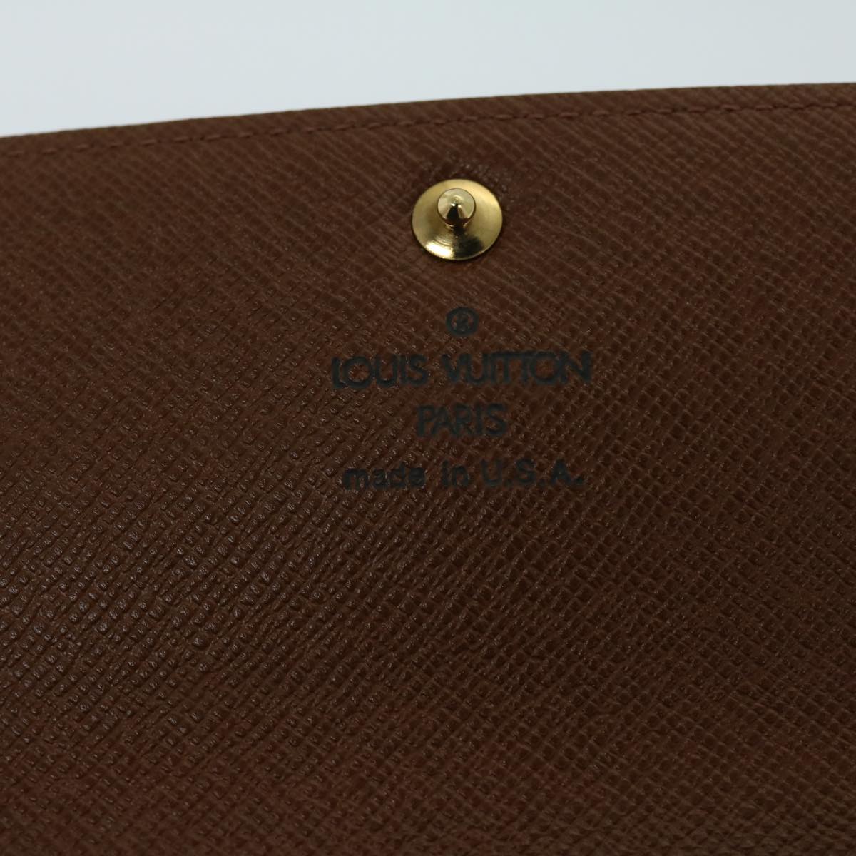 LOUIS VUITTON Monogram Pochette Porte Monnaie Credit Wallet M61725 Auth yk10884