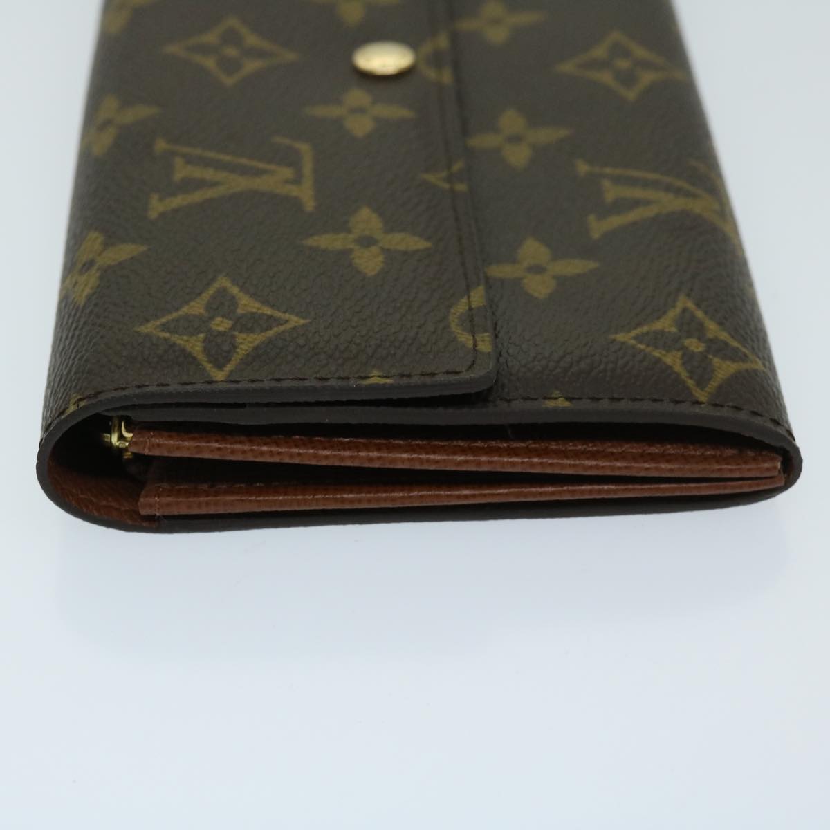 LOUIS VUITTON Monogram Pochette Porte Monnaie Credit Wallet M61725 Auth yk10884