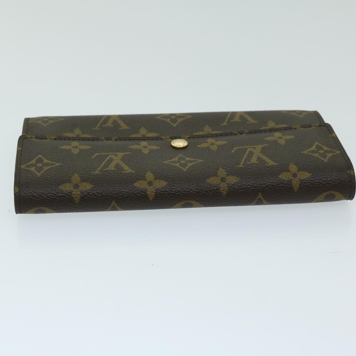 LOUIS VUITTON Monogram Pochette Porte Monnaie Credit Wallet M61725 Auth yk10884