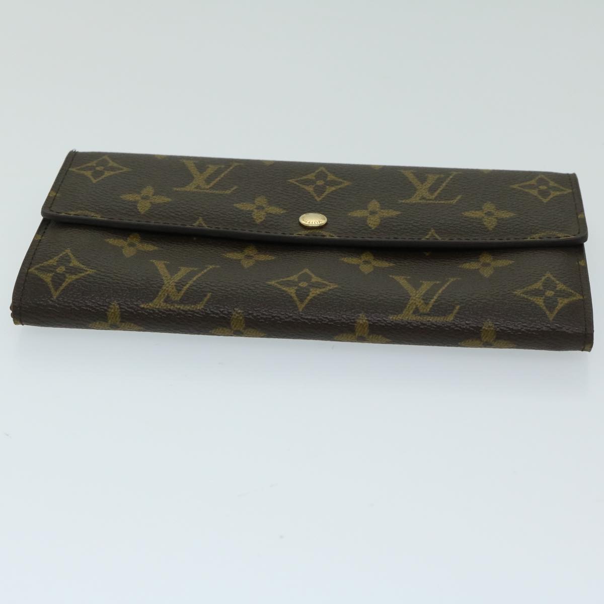 LOUIS VUITTON Monogram Pochette Porte Monnaie Credit Wallet M61725 Auth yk10884