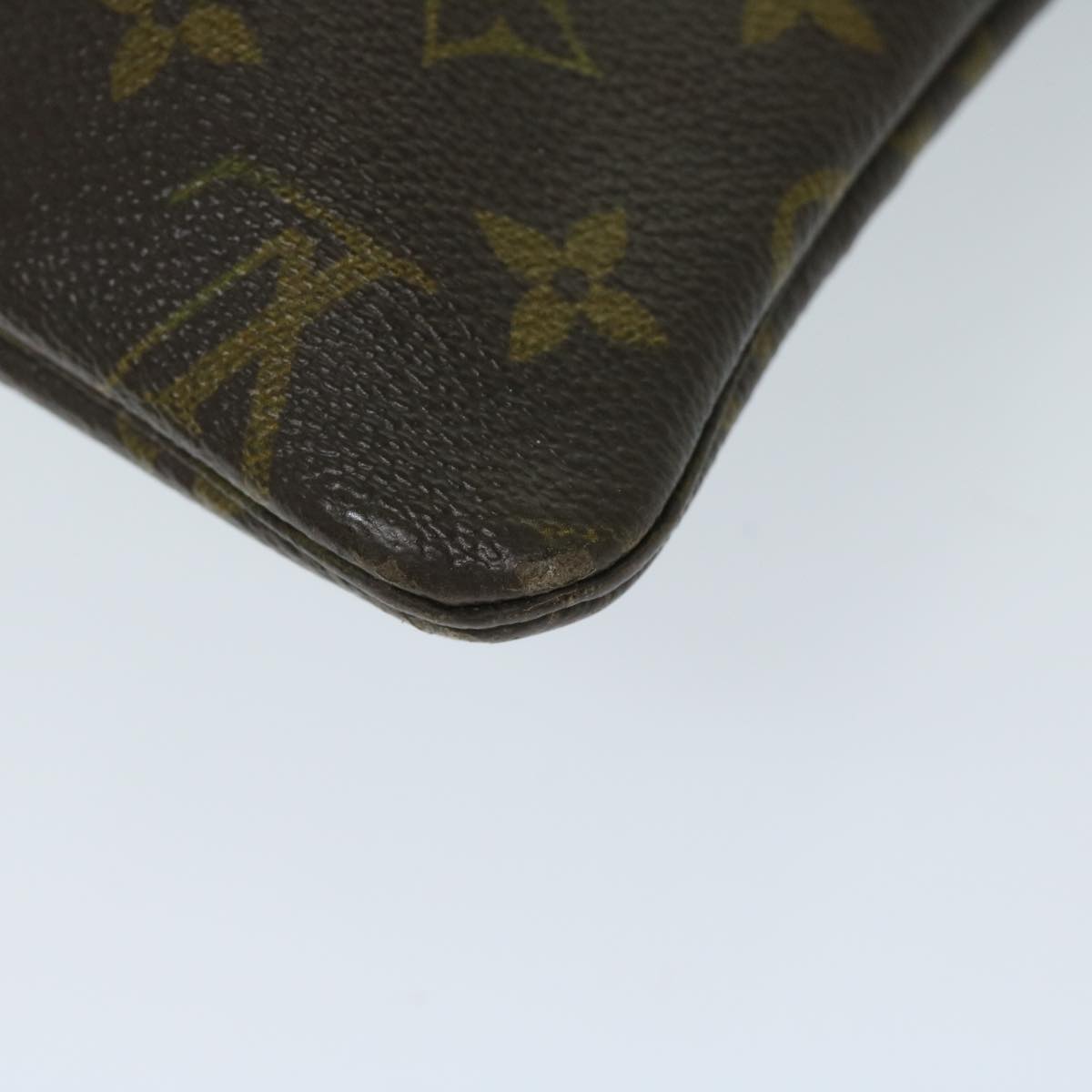 LOUIS VUITTON Monogram Pochette Priant Clutch Bag M51805 LV Auth yk10894