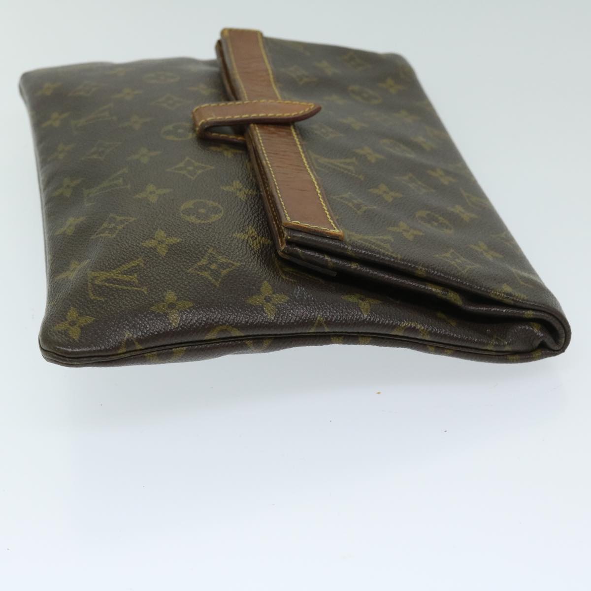 LOUIS VUITTON Monogram Pochette Priant Clutch Bag M51805 LV Auth yk10894