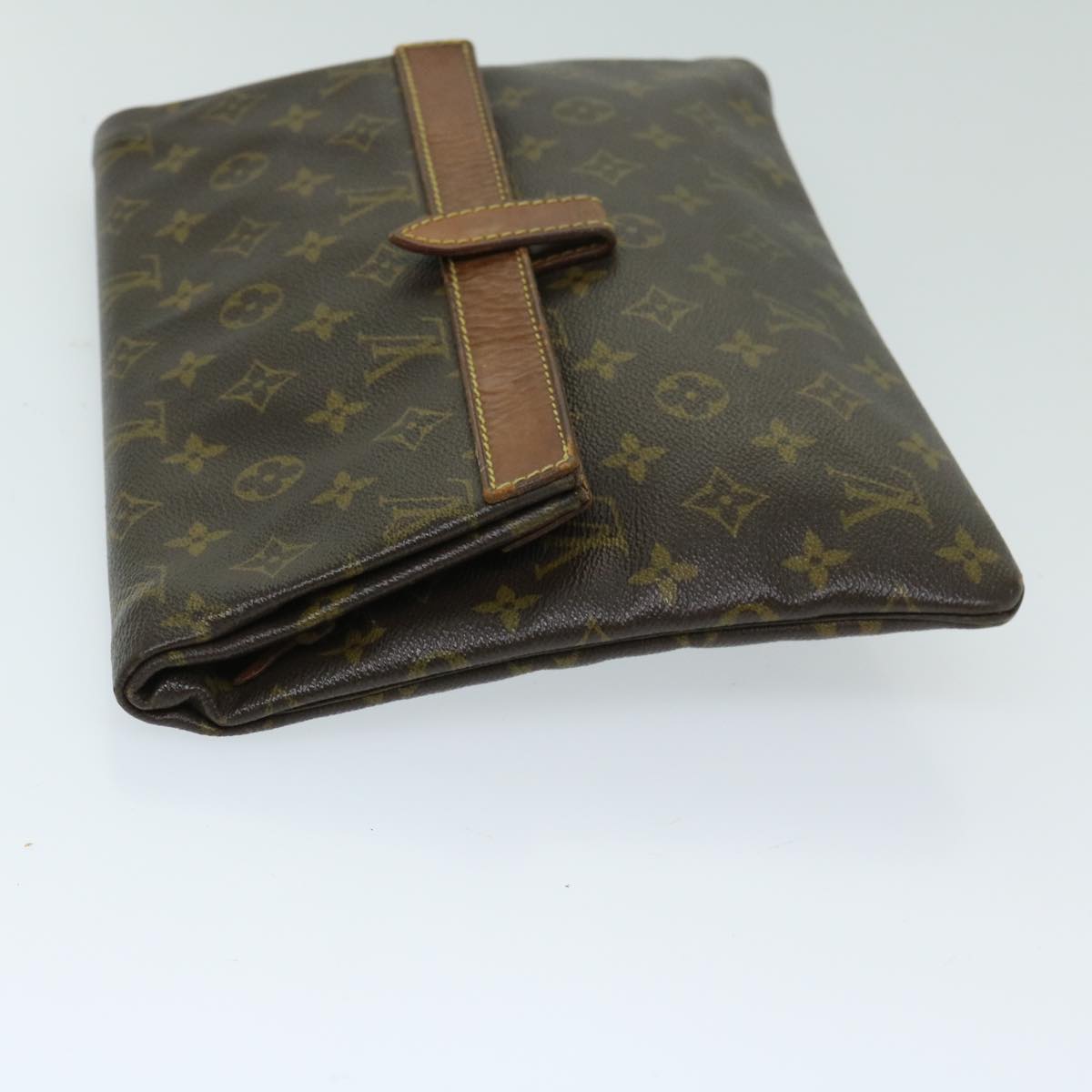 LOUIS VUITTON Monogram Pochette Priant Clutch Bag M51805 LV Auth yk10894