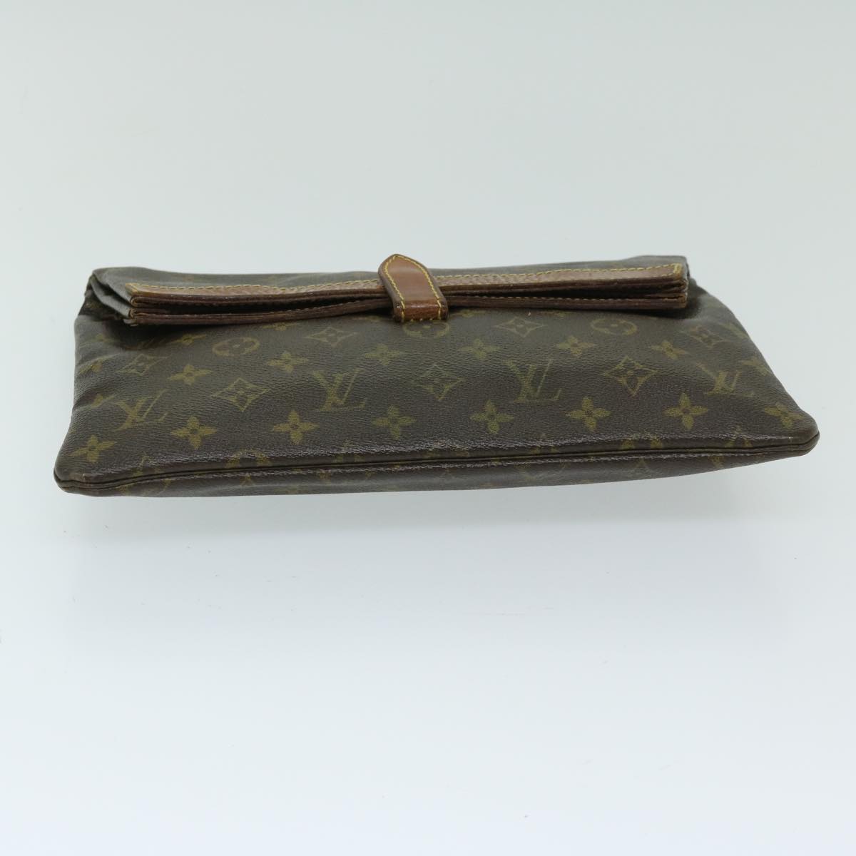 LOUIS VUITTON Monogram Pochette Priant Clutch Bag M51805 LV Auth yk10894