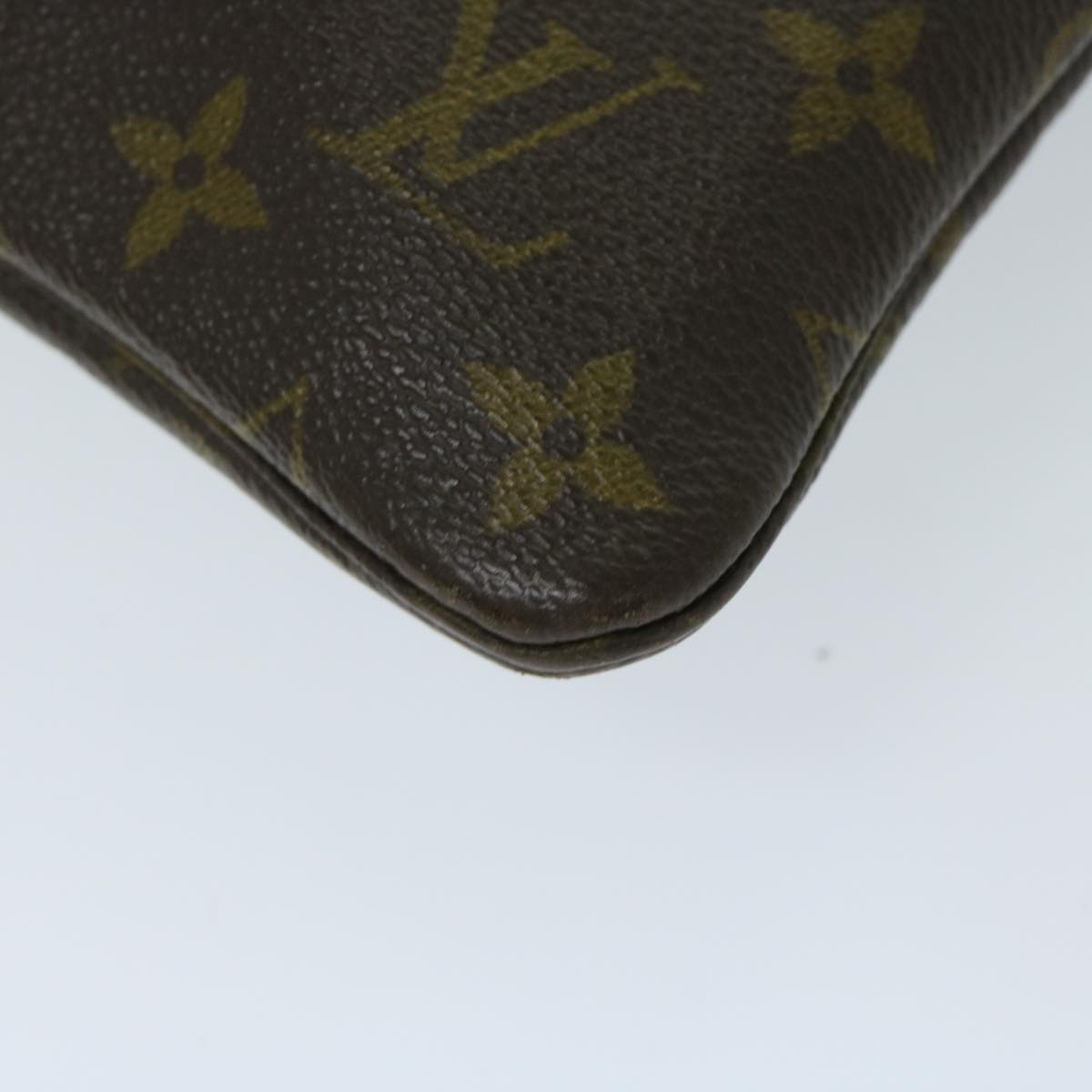 LOUIS VUITTON Monogram Pochette Priant Clutch Bag M51805 LV Auth yk10894