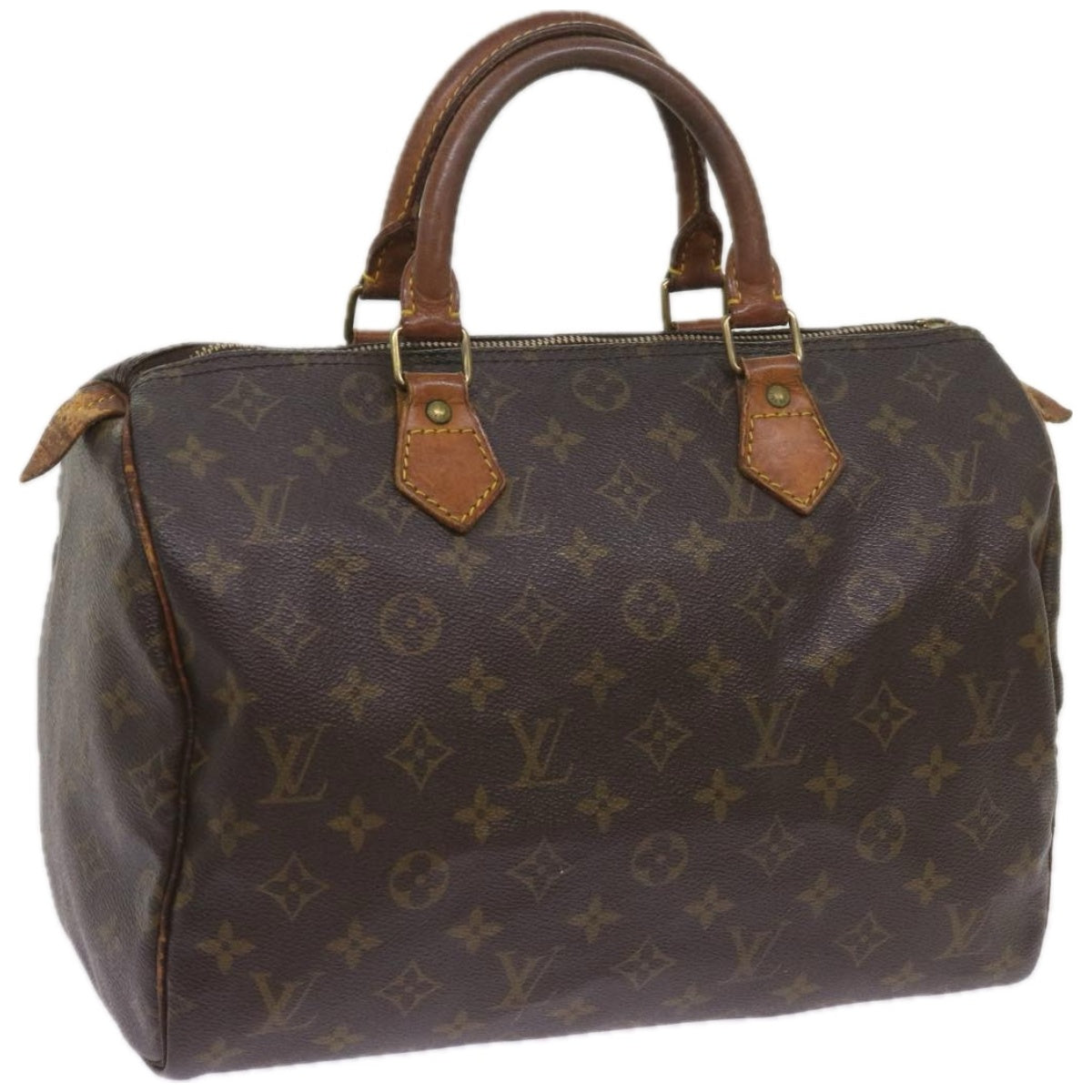 LOUIS VUITTON Monogram Speedy 30 Hand Bag M41526 LV Auth yk10899