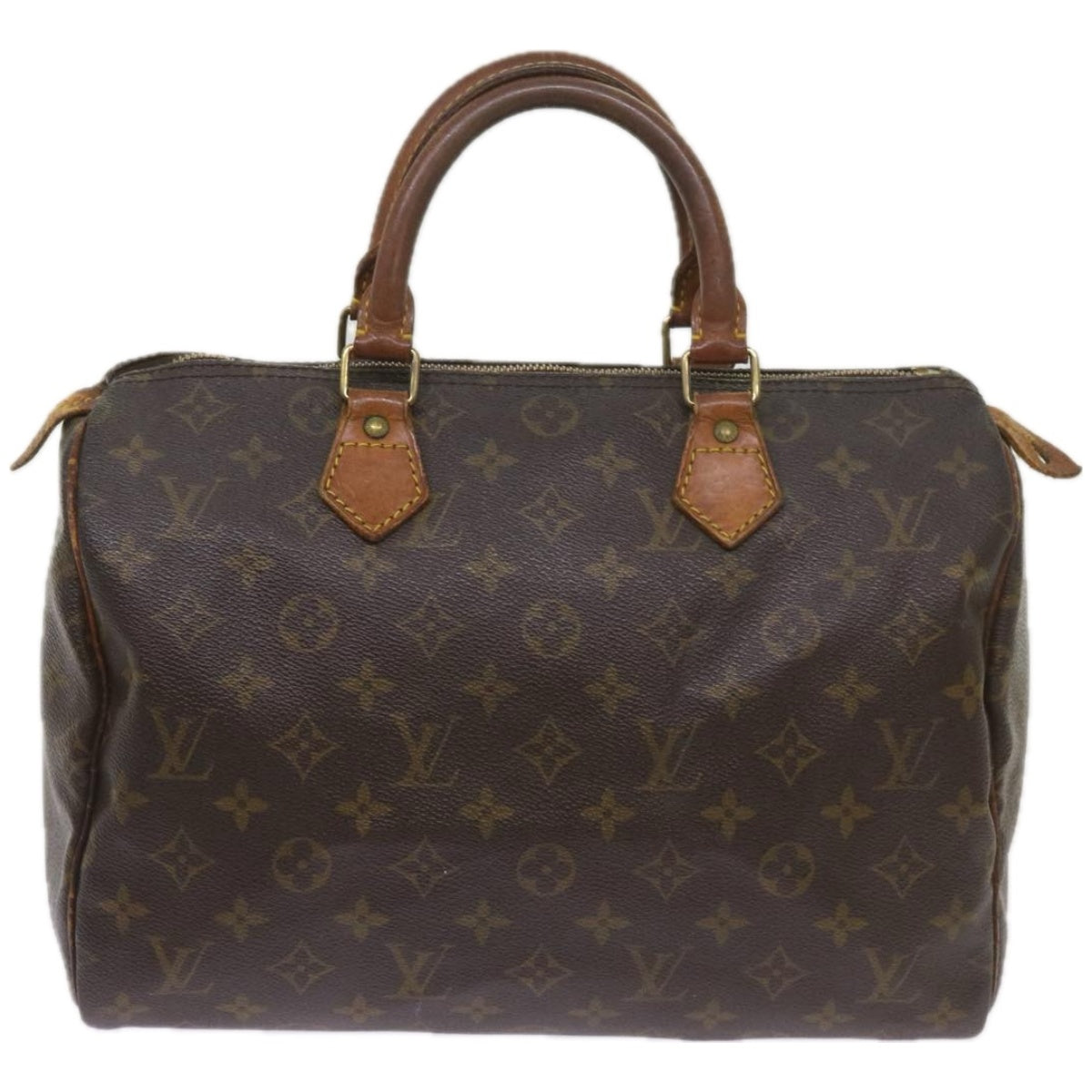 LOUIS VUITTON Monogram Speedy 30 Hand Bag M41526 LV Auth yk10899