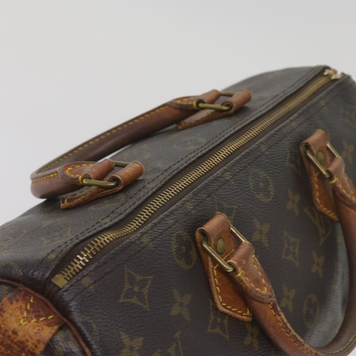 LOUIS VUITTON Monogram Speedy 30 Hand Bag M41526 LV Auth yk10899