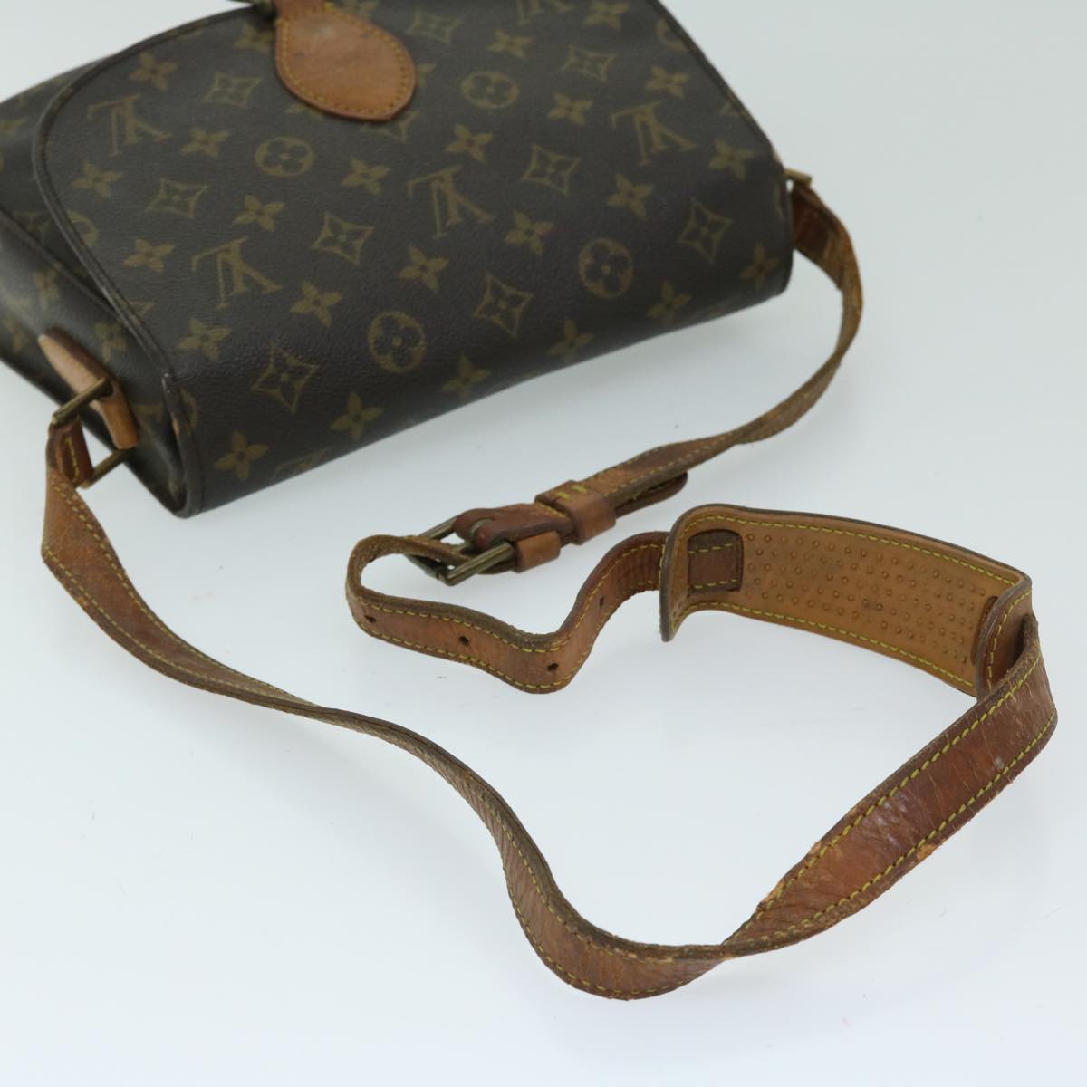 LOUIS VUITTON Monogram Saint Cloud GM Shoulder Bag M51242 LV Auth yk10914