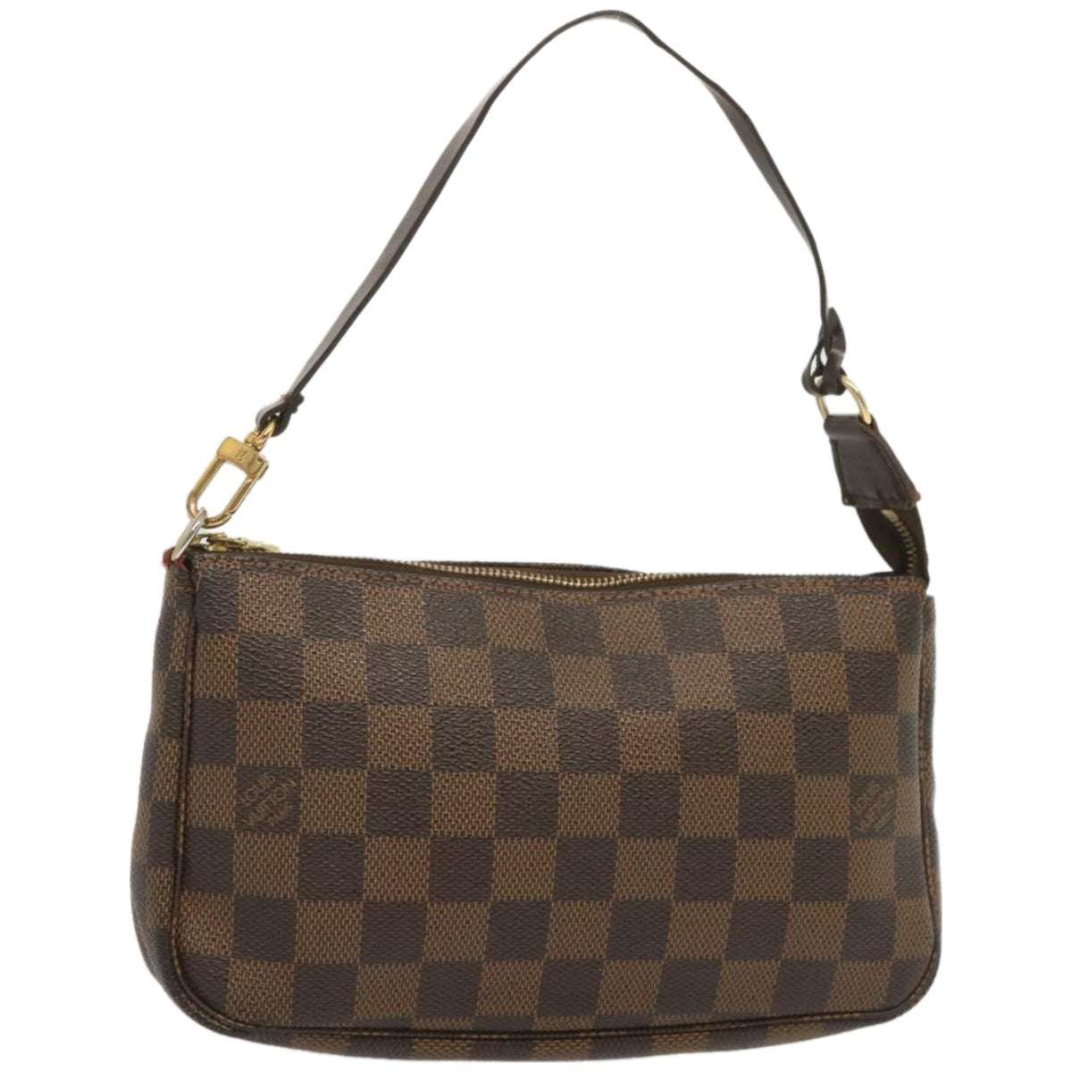 LOUIS VUITTON Damier Ebene Pochette Accessoires Pouch N41206 LV Auth yk10947