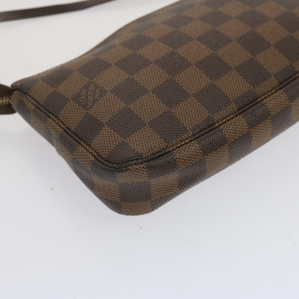 LOUIS VUITTON Damier Ebene Pochette Accessoires Pouch N41206 LV Auth yk10947