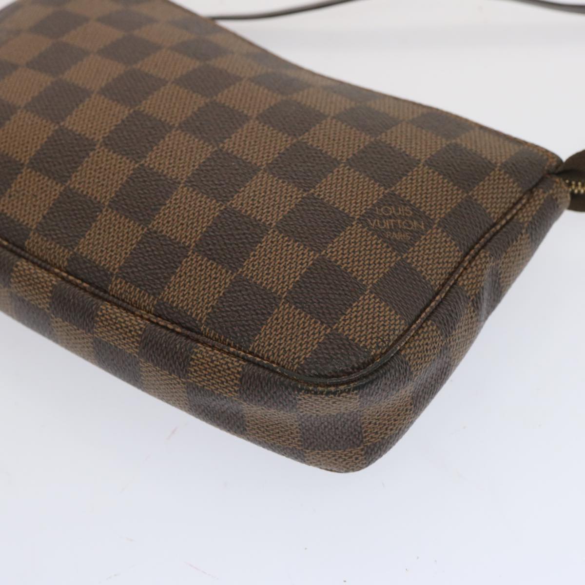 LOUIS VUITTON Damier Ebene Pochette Accessoires Pouch N41206 LV Auth yk10947