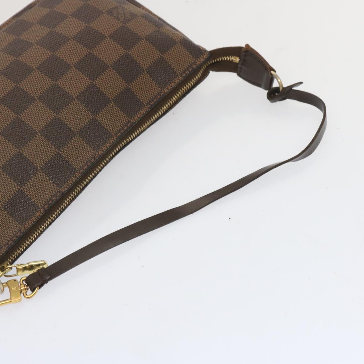 LOUIS VUITTON Damier Ebene Pochette Accessoires Pouch N41206 LV Auth yk10947