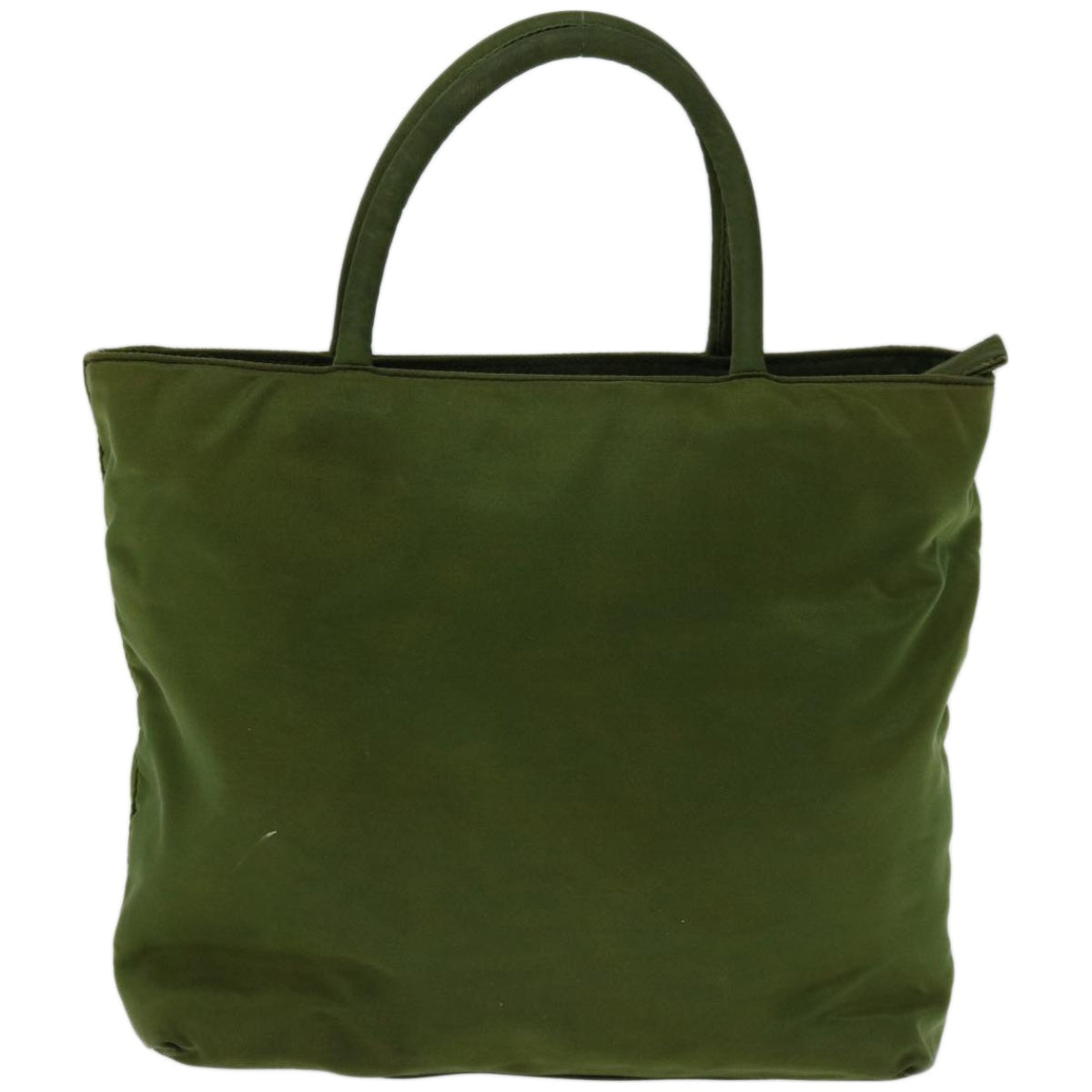 PRADA Hand Bag Nylon Green Auth yk10958