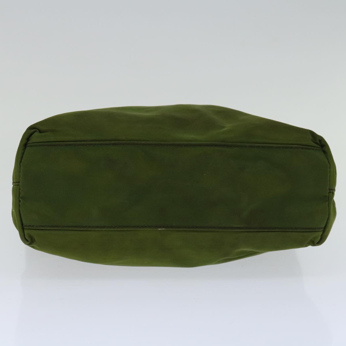 PRADA Hand Bag Nylon Green Auth yk10958