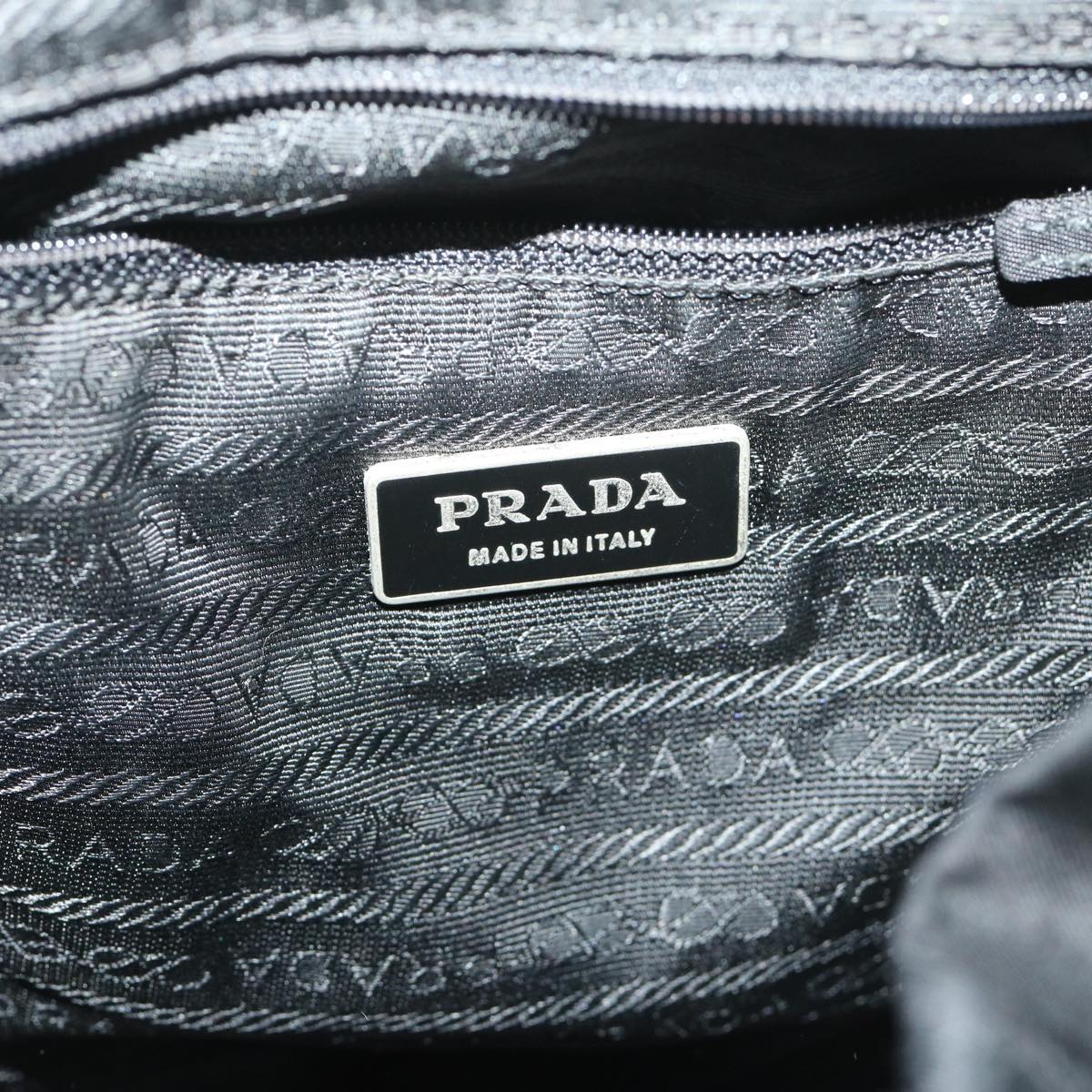 PRADA Backpack Nylon Black Auth yk10964