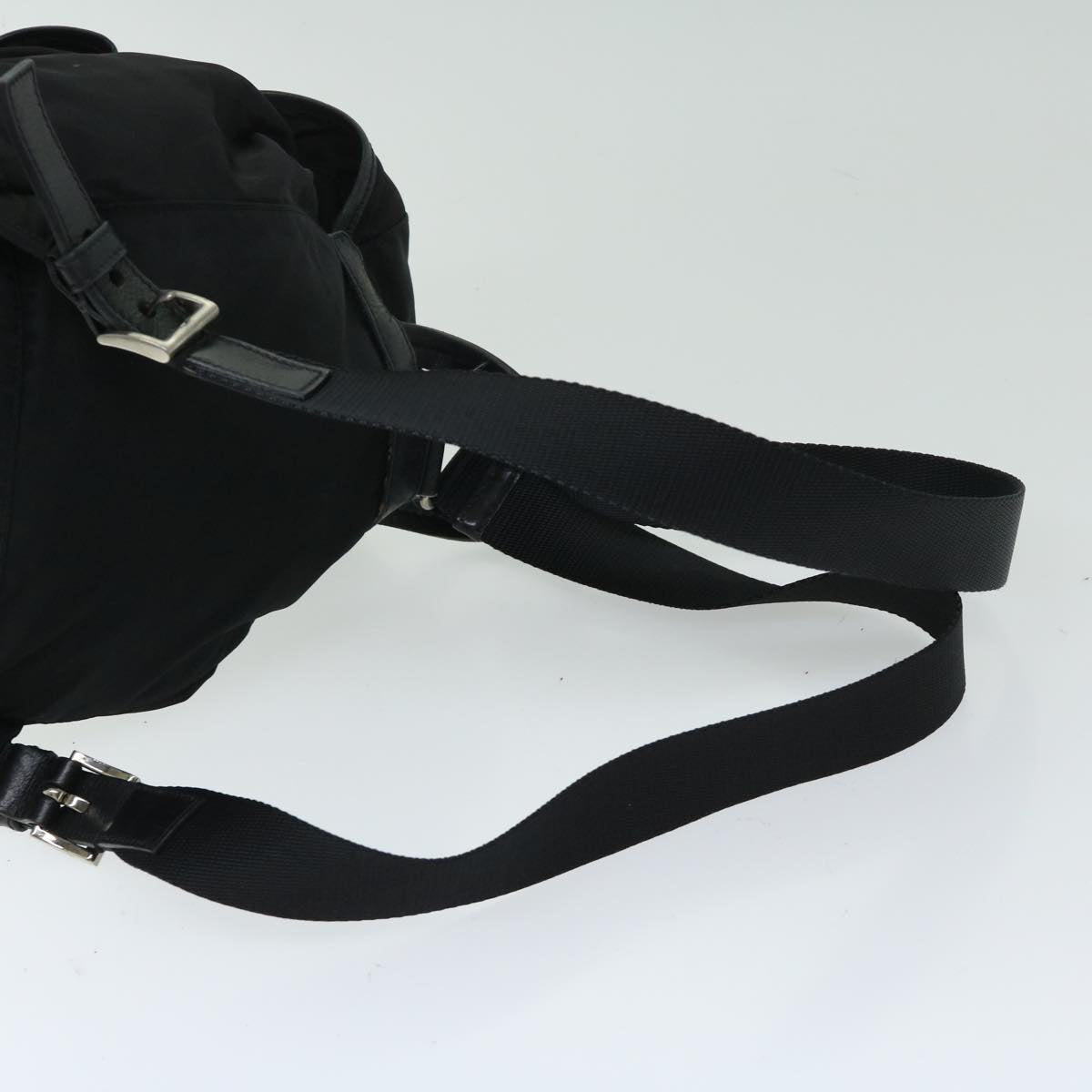 PRADA Backpack Nylon Black Auth yk10964