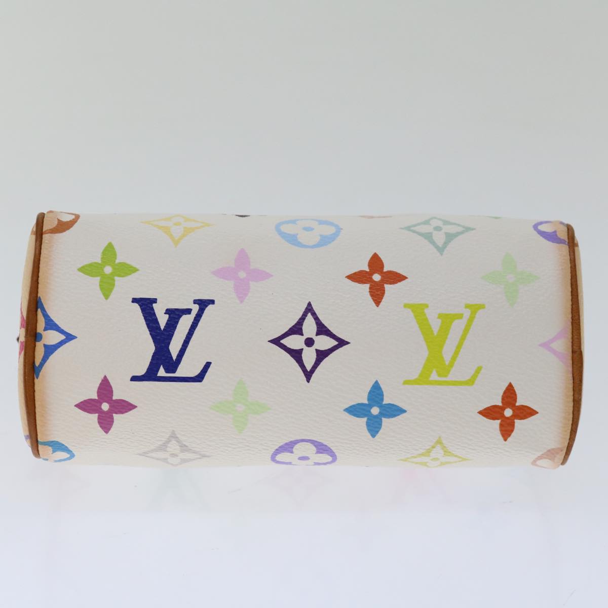 LOUIS VUITTON Monogram Multicolor Mini Speedy Bag White M92645 LV Auth yk10975A