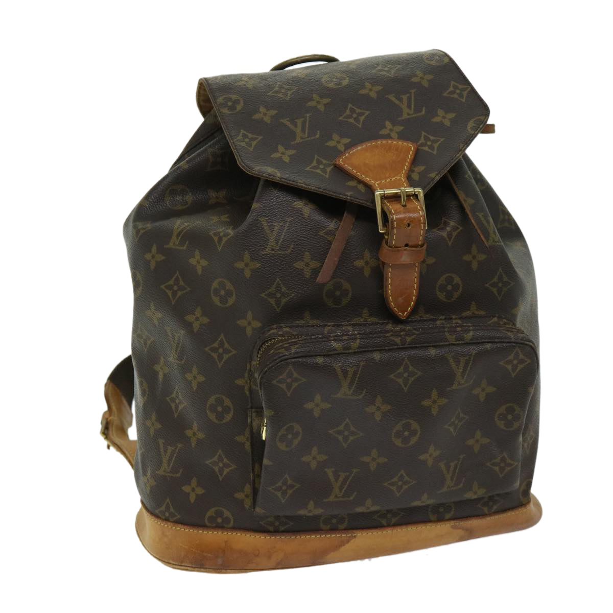 LOUIS VUITTON Monogram Montsouris GM Backpack M51135 LV Auth yk10997