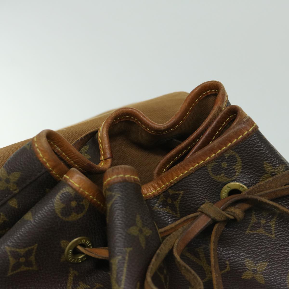 LOUIS VUITTON Monogram Montsouris GM Backpack M51135 LV Auth yk10997