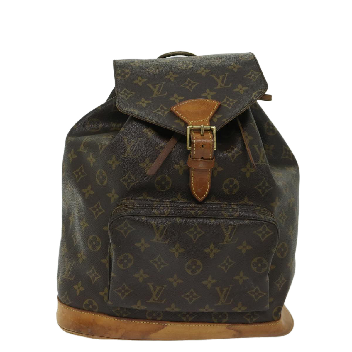 LOUIS VUITTON Monogram Montsouris GM Backpack M51135 LV Auth yk10997