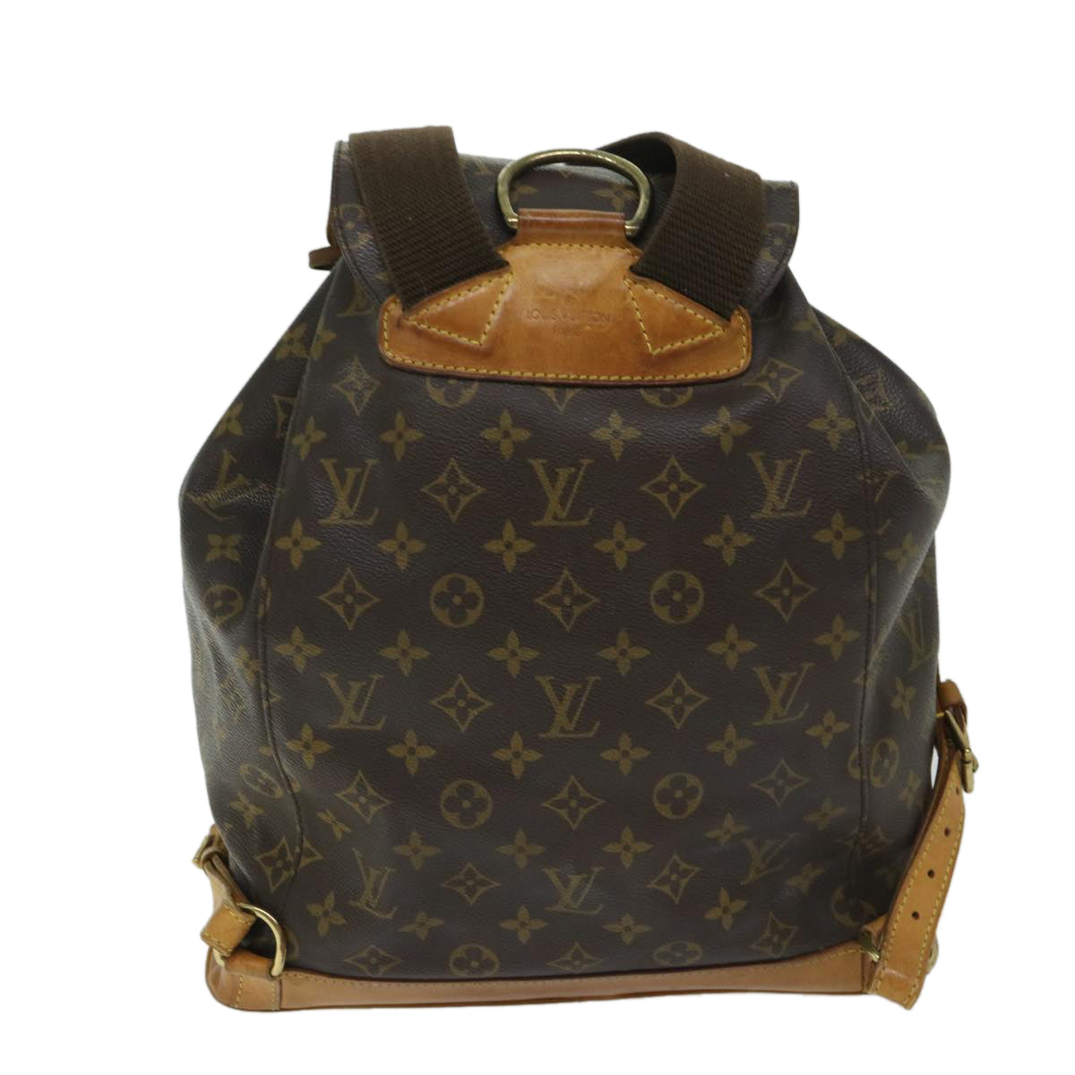 LOUIS VUITTON Monogram Montsouris GM Backpack M51135 LV Auth yk10997