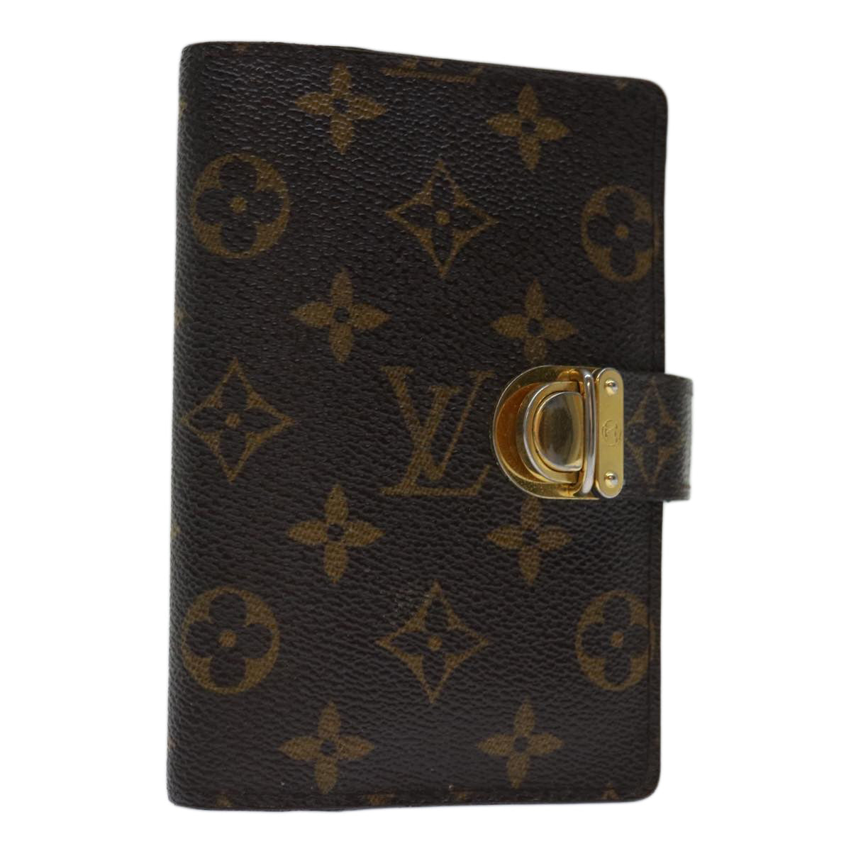 LOUIS VUITTON Monogram Agenda Koala PM Day Cover Blue R21014 LV Auth yk10998