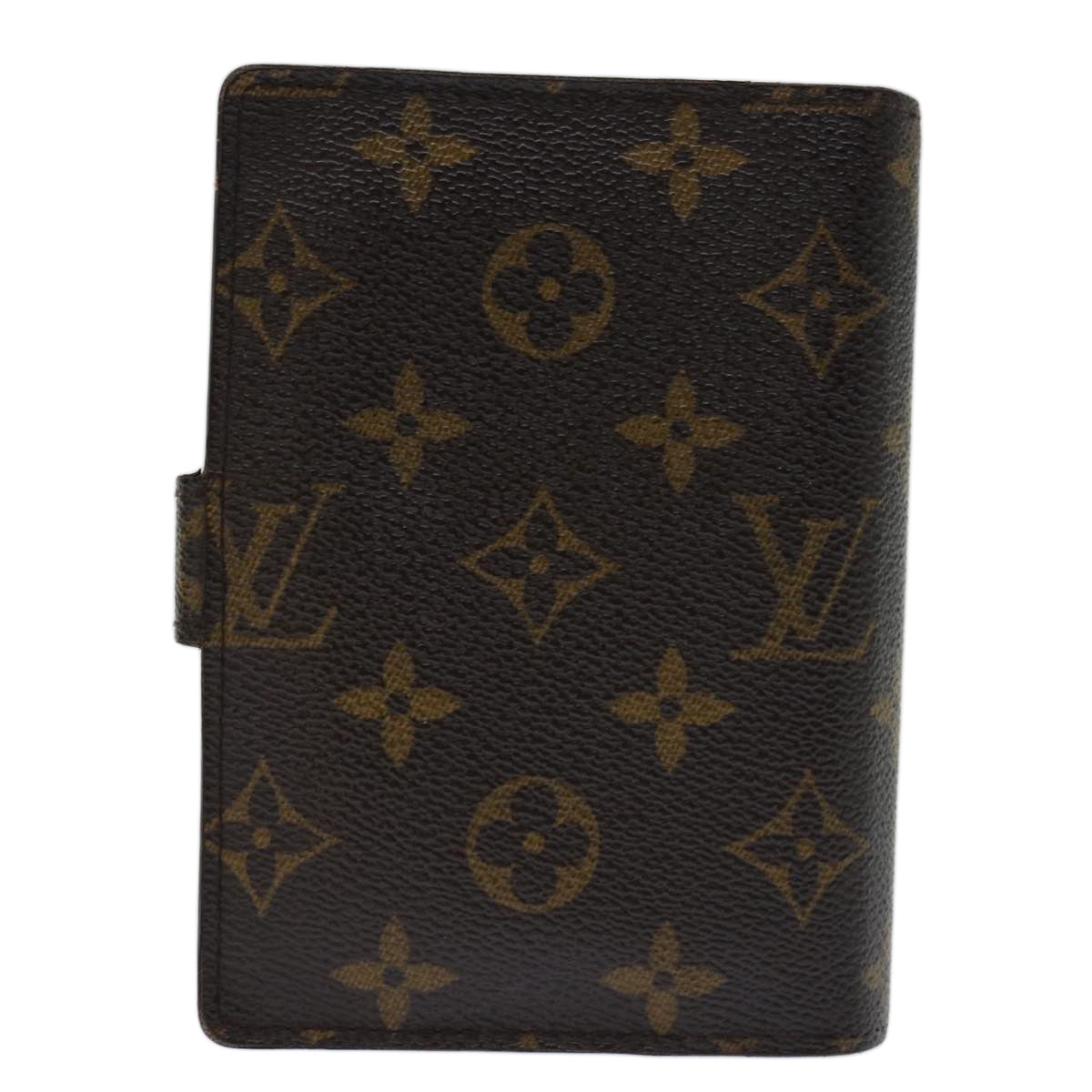 LOUIS VUITTON Monogram Agenda Koala PM Day Cover Blue R21014 LV Auth yk10998