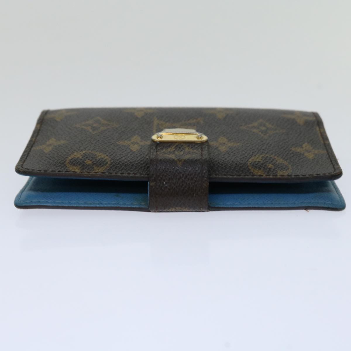 LOUIS VUITTON Monogram Agenda Koala PM Day Cover Blue R21014 LV Auth yk10998