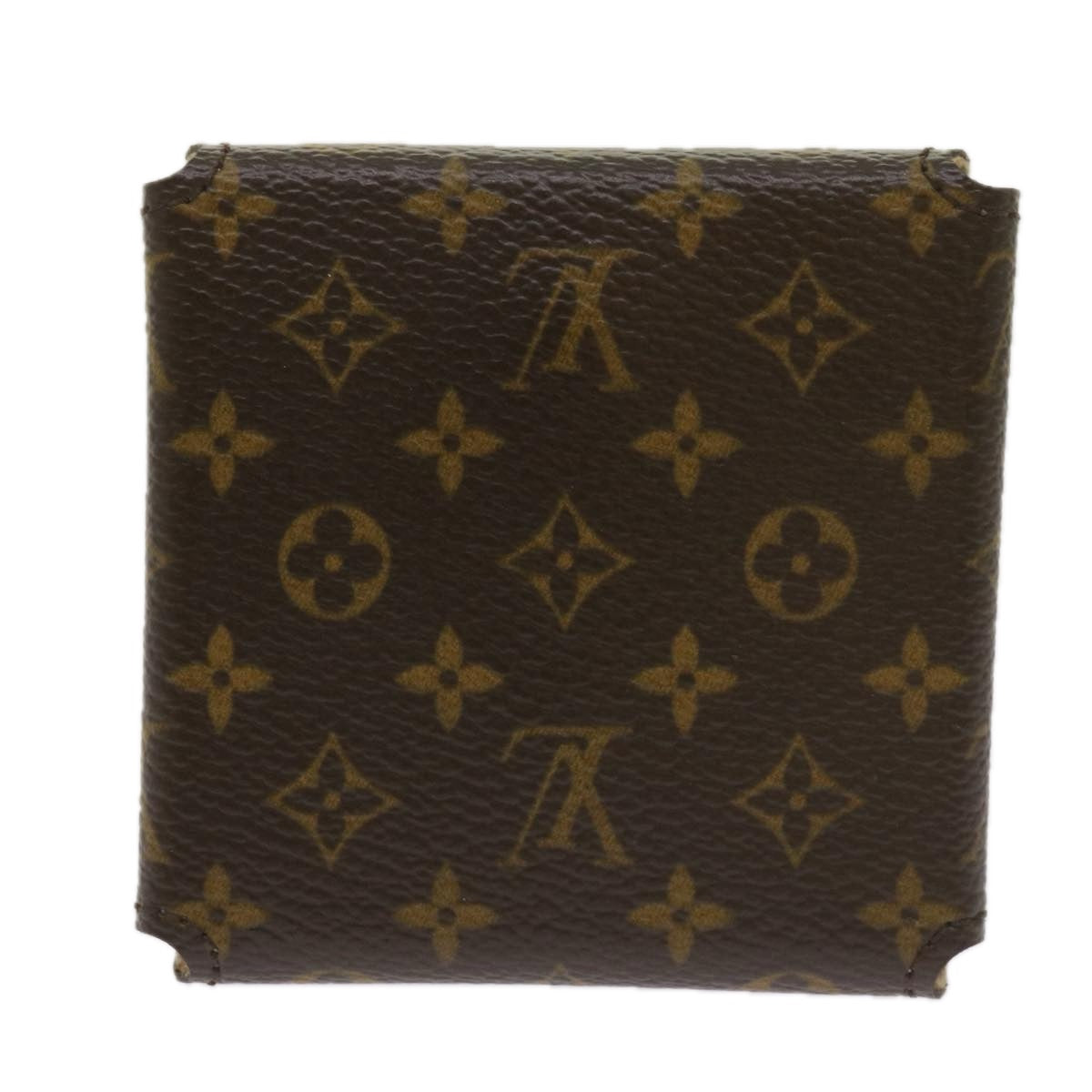 LOUIS VUITTON Monogram Jewelry Case Jewelry Box LV Auth yk11022