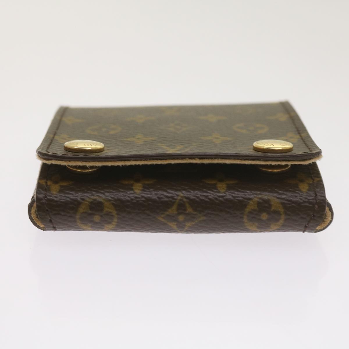 LOUIS VUITTON Monogram Jewelry Case Jewelry Box LV Auth yk11022