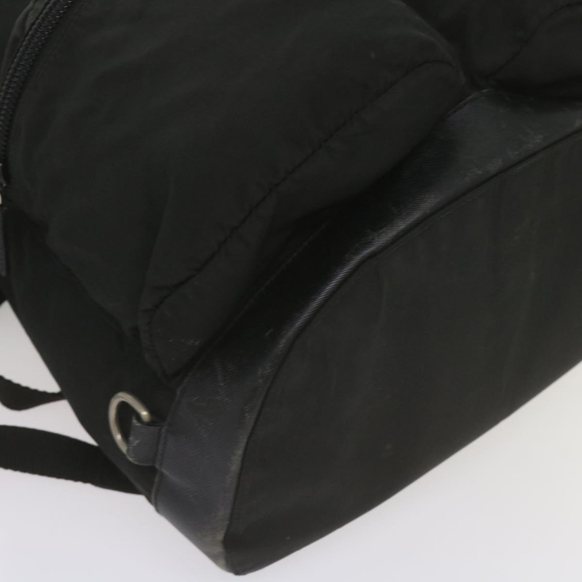 PRADA Backpack Nylon Black Auth yk11052